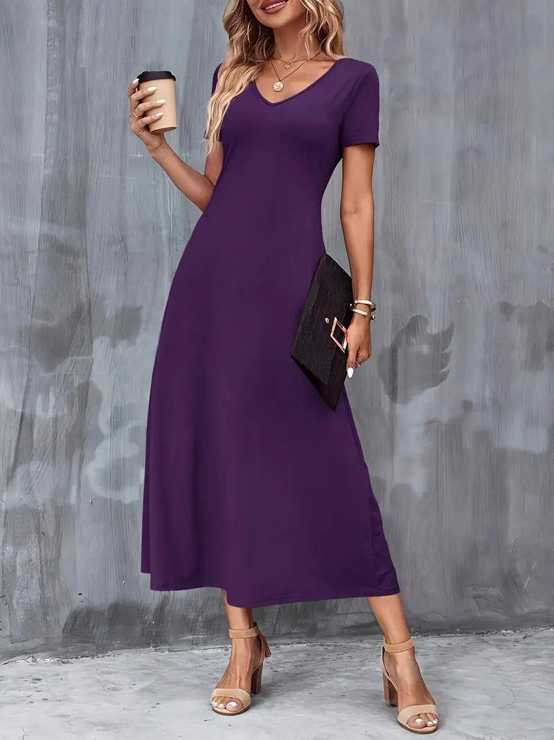 Viola™ — Élégante Robe Longue et Fluide