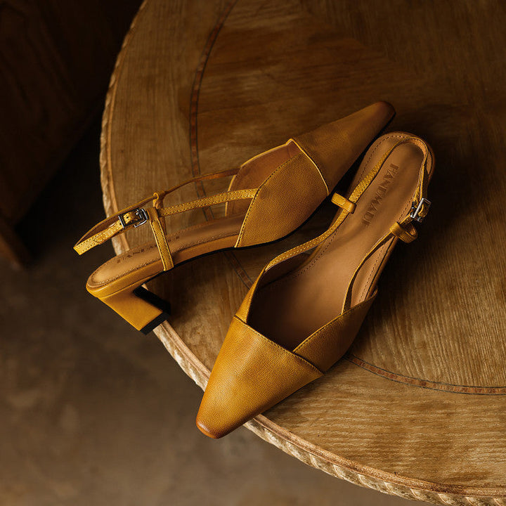 Serelle | Talons Slingback en Cuir
