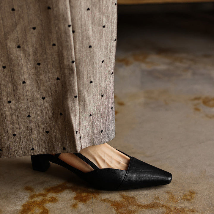 Serelle | Talons Slingback en Cuir