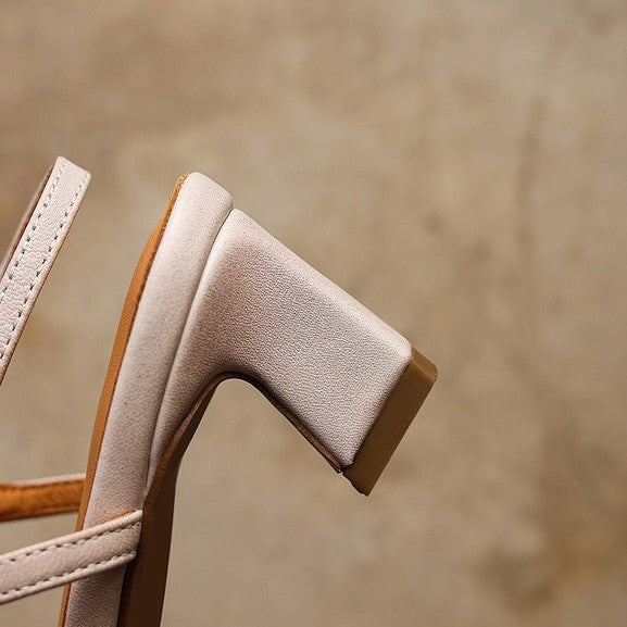 Serelle | Talons Slingback en Cuir