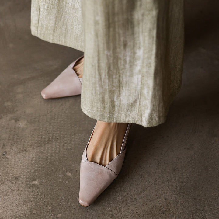 Serelle | Talons Slingback en Cuir