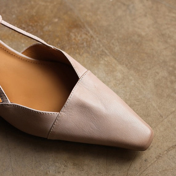 Serelle | Talons Slingback en Cuir