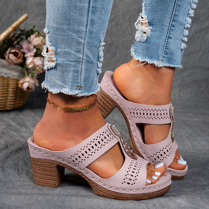 Linda | Sandales Orthopédiques à Talons Hauts Confortables