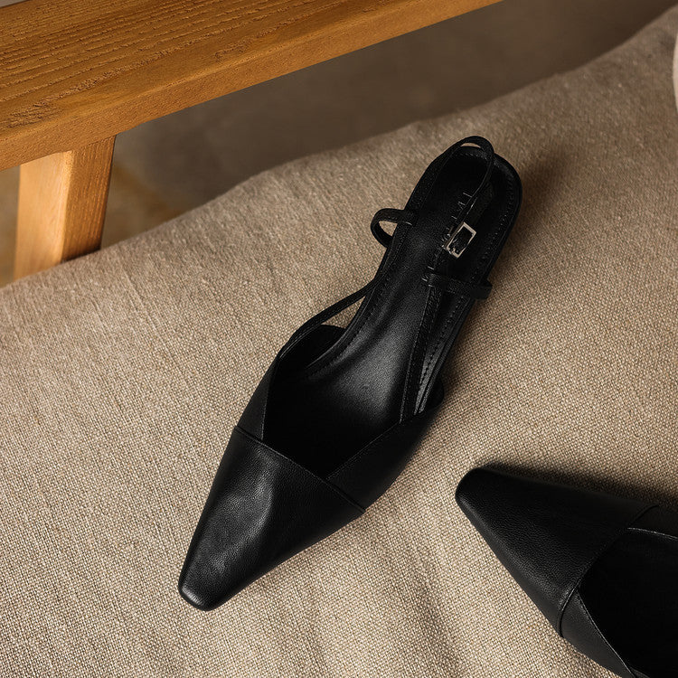 Serelle | Talons Slingback en Cuir