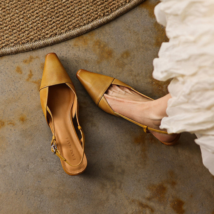 Serelle | Talons Slingback en Cuir