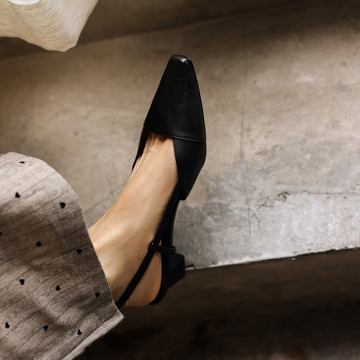Serelle | Talons Slingback en Cuir