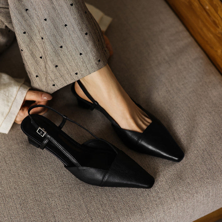 Serelle | Talons Slingback en Cuir