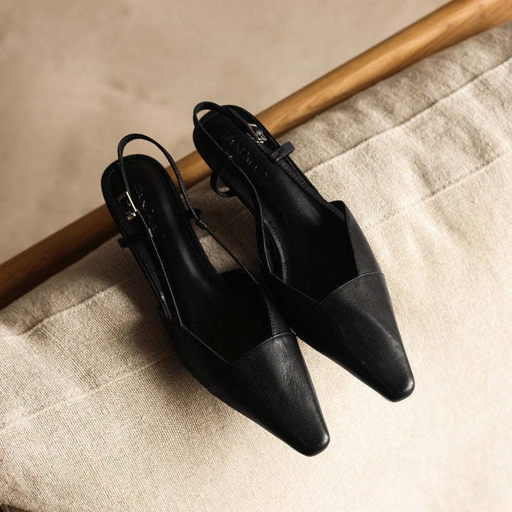 Serelle | Talons Slingback en Cuir
