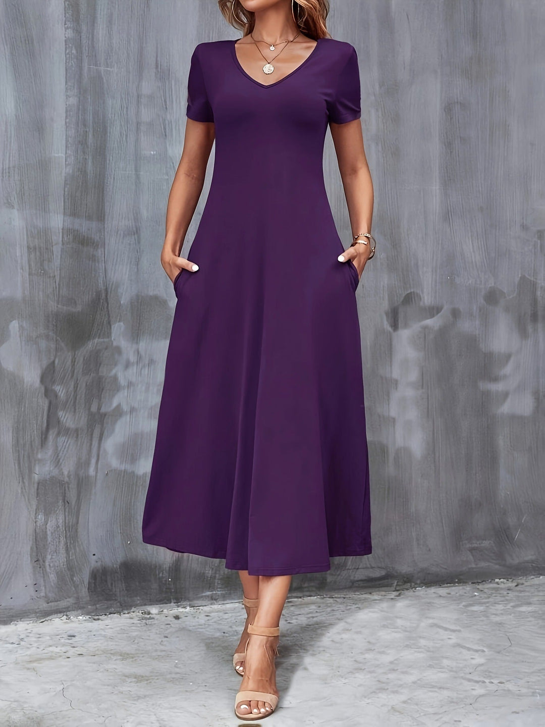 Viola™ — Élégante Robe Longue et Fluide