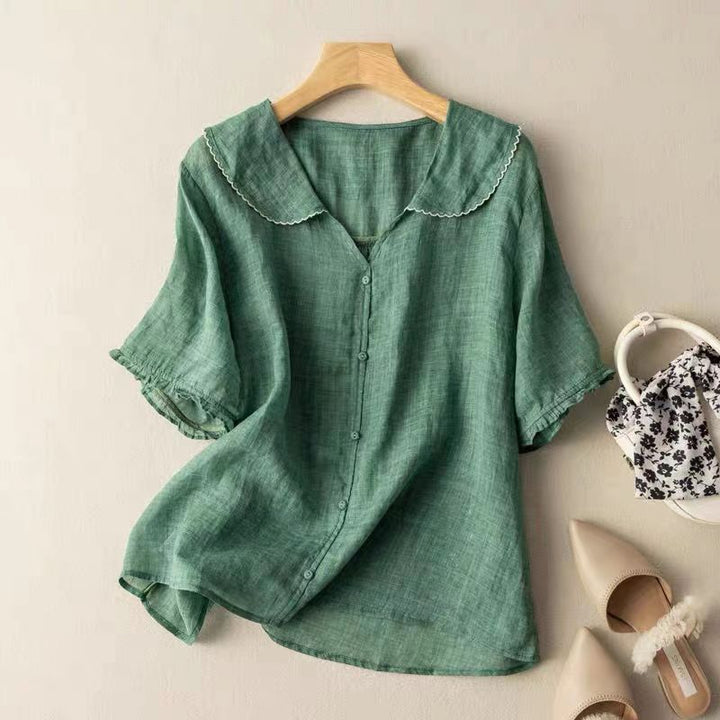 Darian - Chemise Légère En Lin Pour Femme
