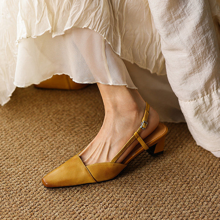 Serelle | Talons Slingback en Cuir