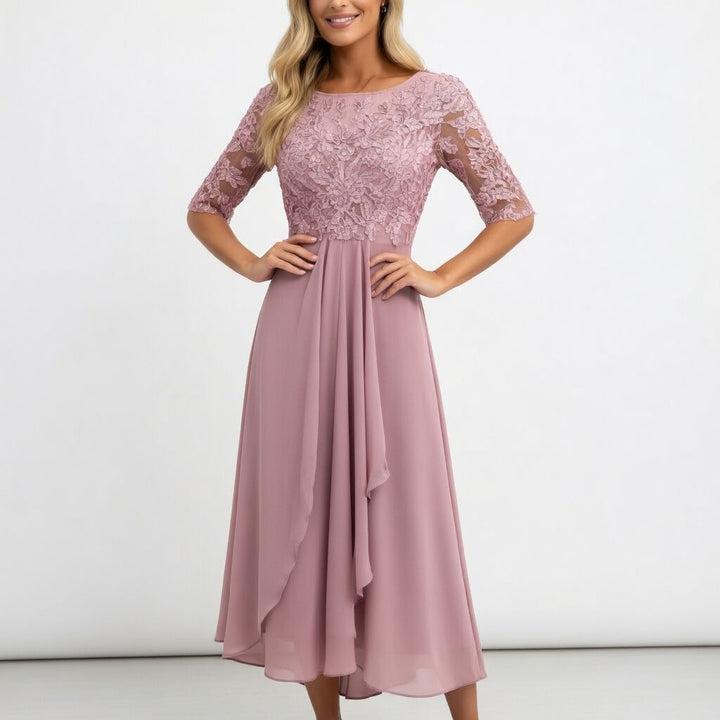 Séraphine™ — Robe midi en dentelle au style intemporel
