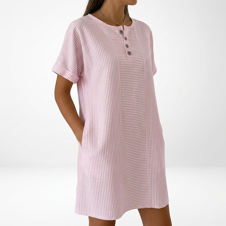 Auréssia™ — Robe Chemise Légère pour un Confort Quotidien