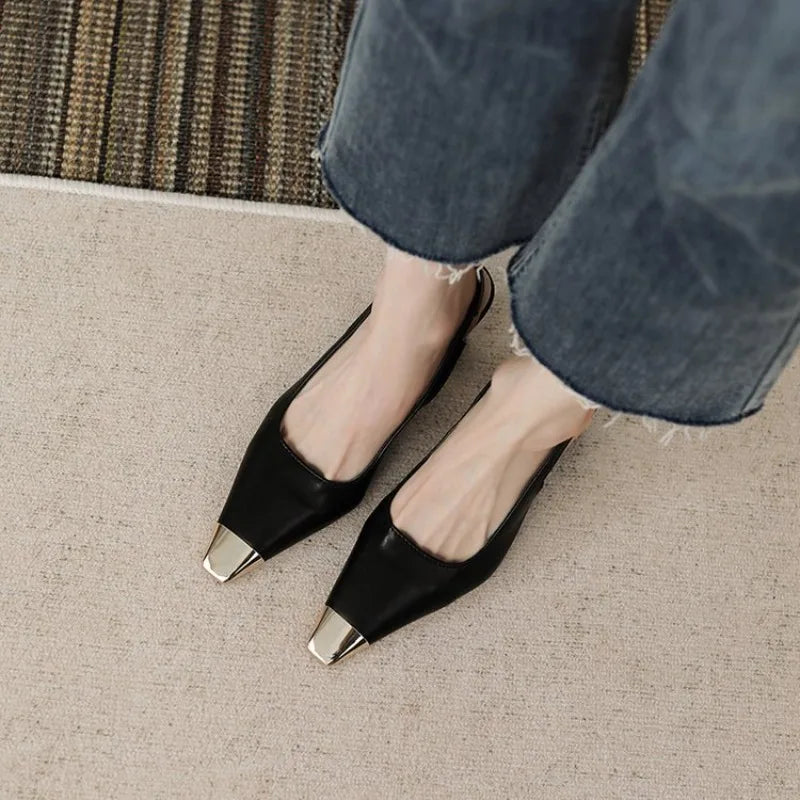 Layla | Talons Slingback à Bout Pointu
