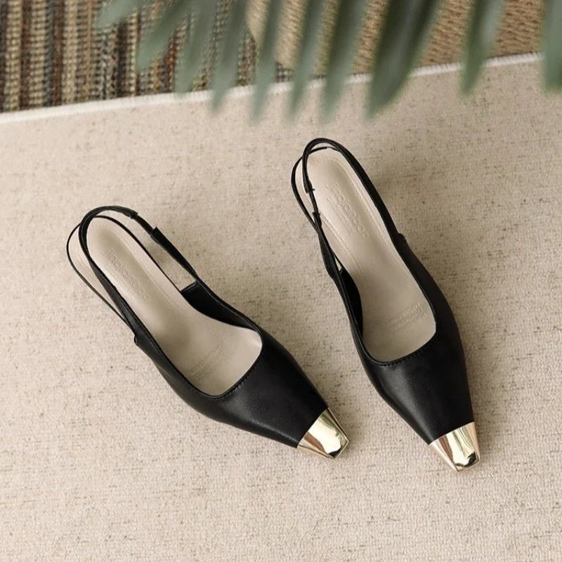 Layla | Talons Slingback à Bout Pointu