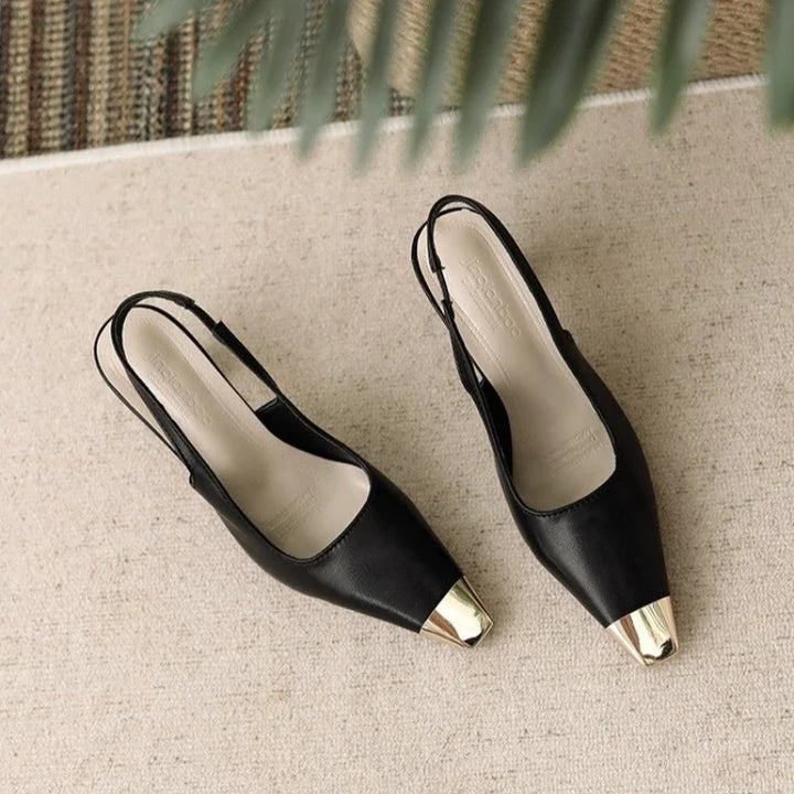 Layla | Talons Slingback à Bout Pointu
