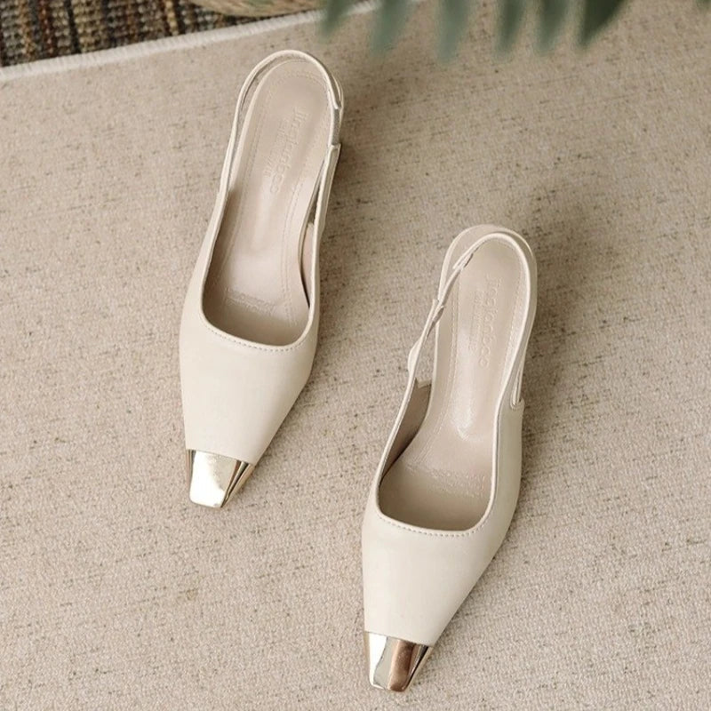 Layla | Talons Slingback à Bout Pointu