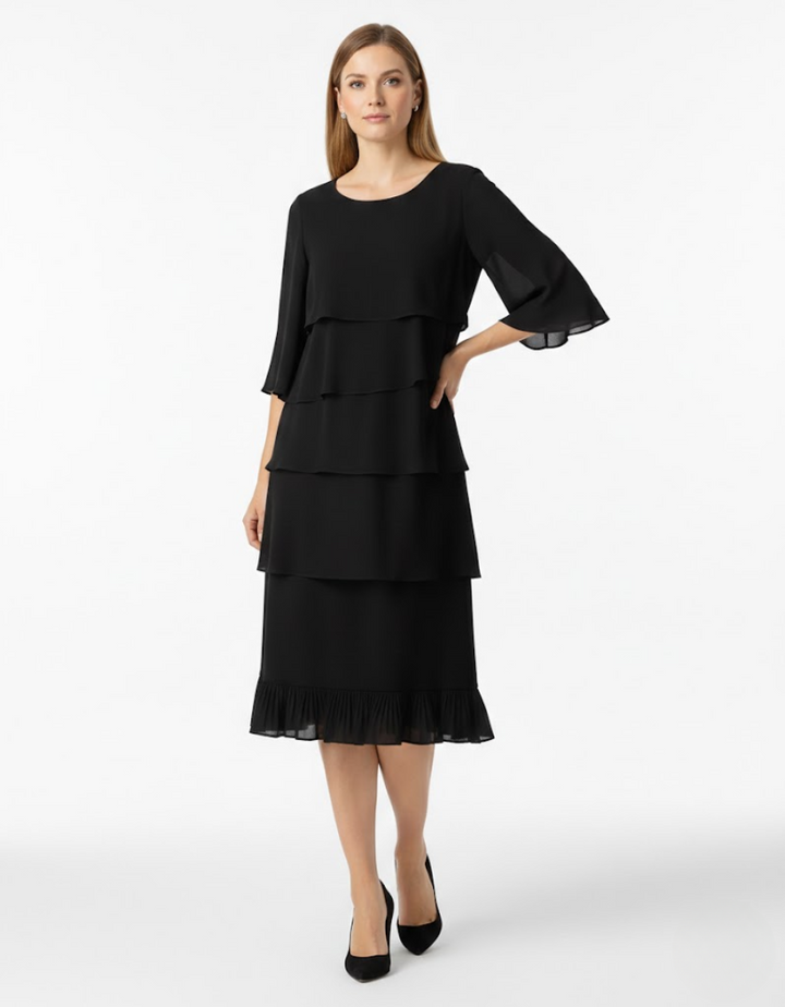 Marguerite™ — Élégante robe midi féminine et confortable