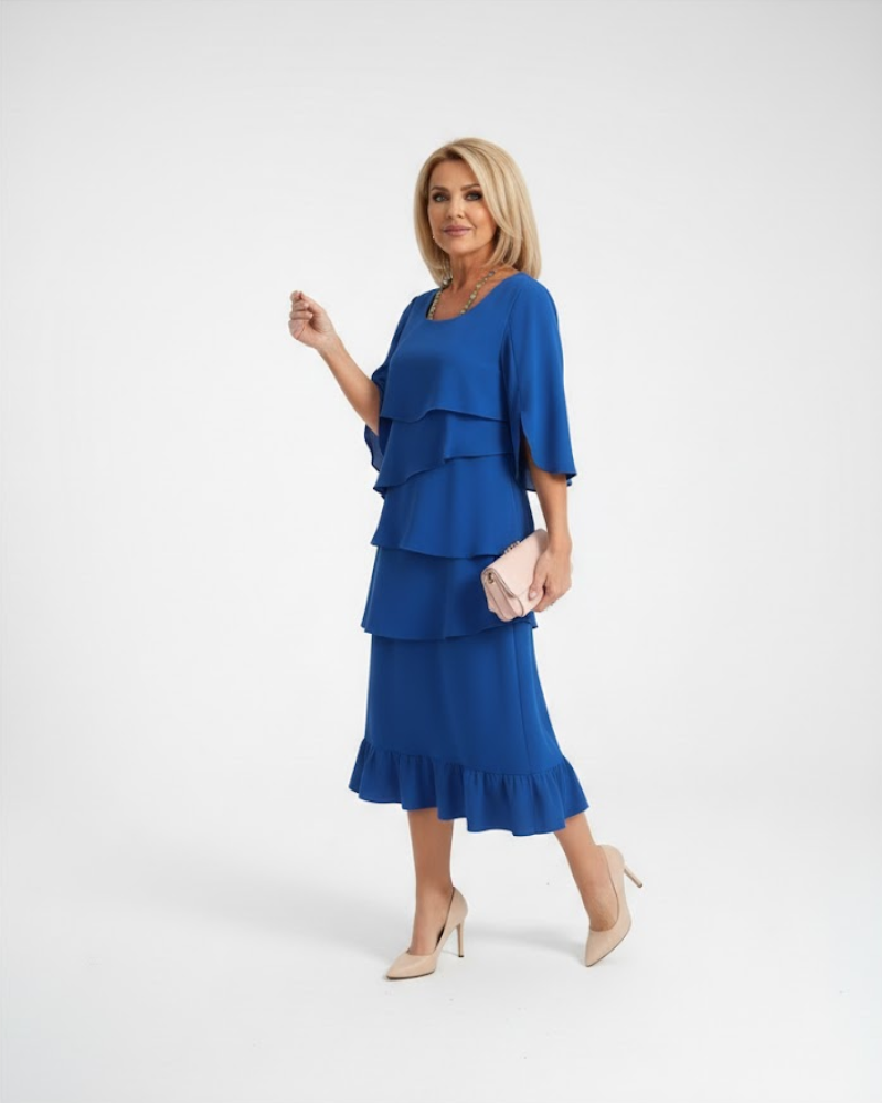 Marguerite™ — Élégante robe midi féminine et confortable