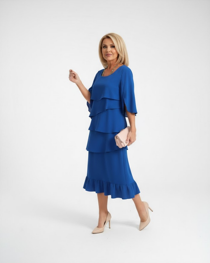 Marguerite™ — Élégante robe midi féminine et confortable