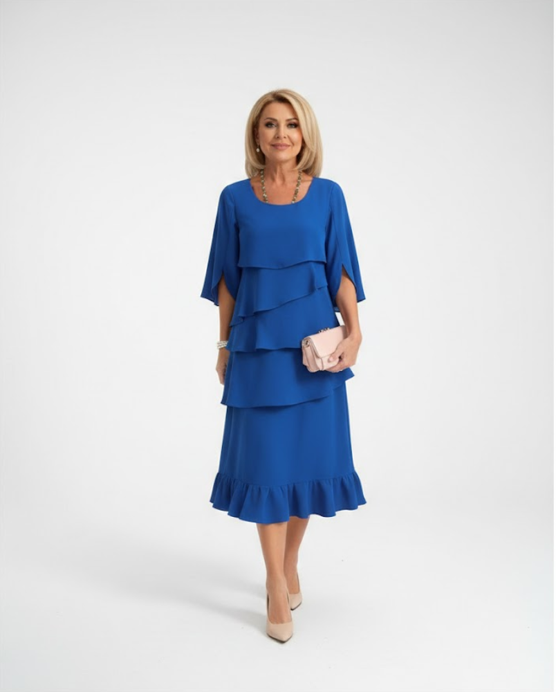 Marguerite™ — Élégante robe midi féminine et confortable