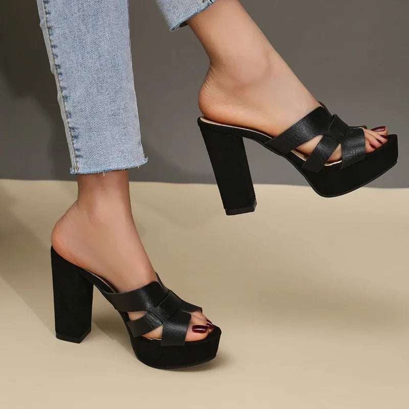 Elena™ | Talons Élégants à Plateforme Sans Effort