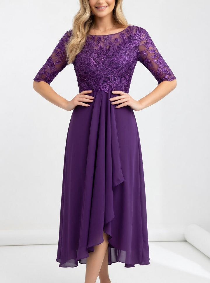Séraphine™ — Robe midi en dentelle au style intemporel