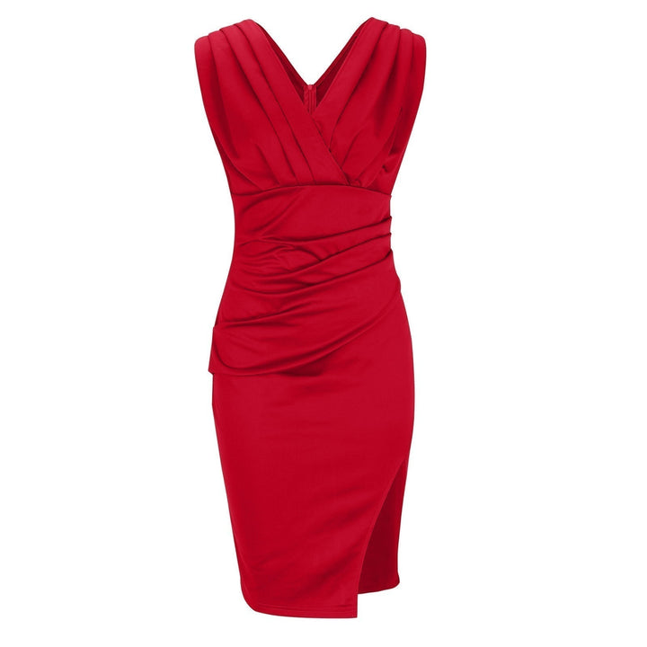 Adrienne™ — Robe Drapée Élégante à Silhouette Sculptante