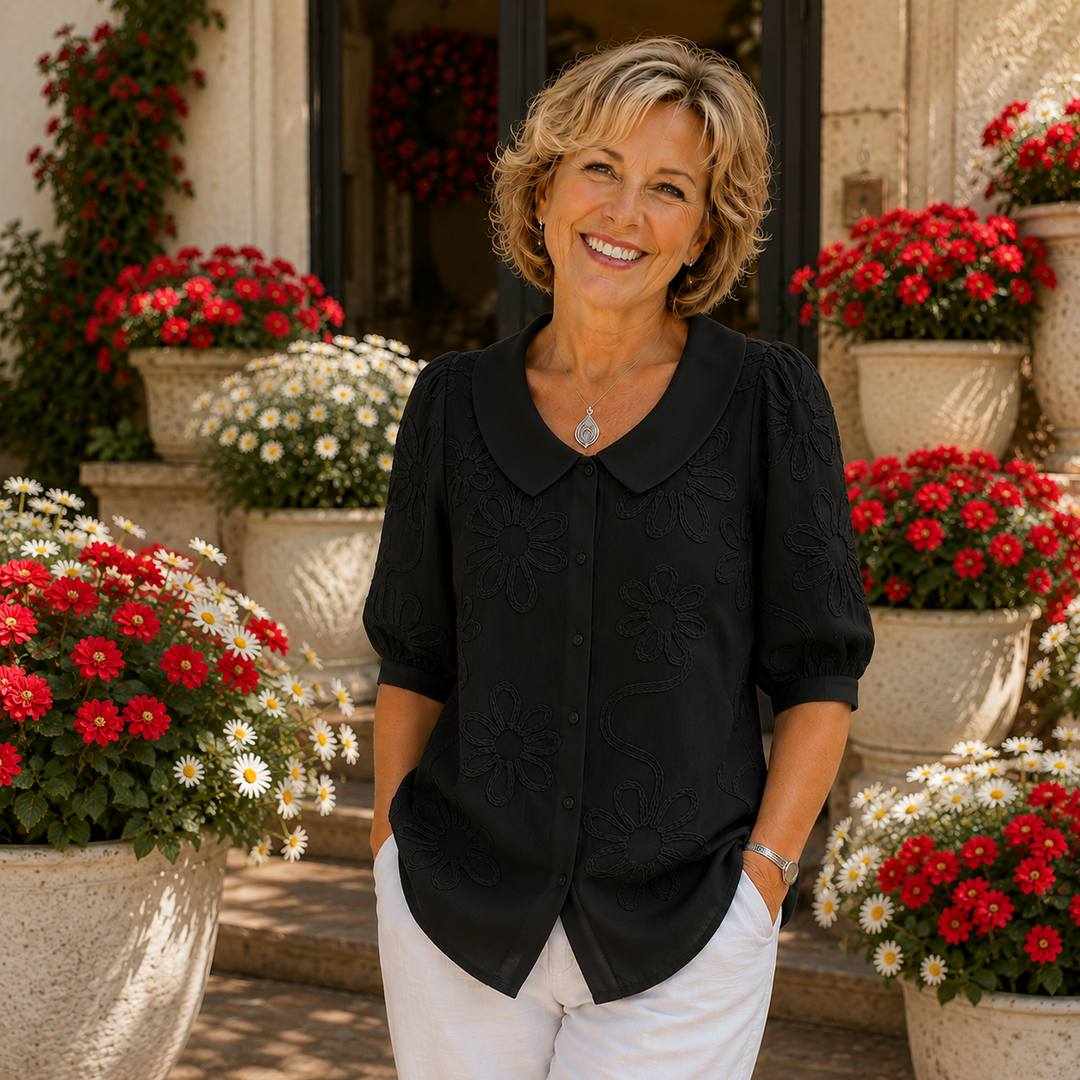 Fiora™ │ Blouse Florale Élégante