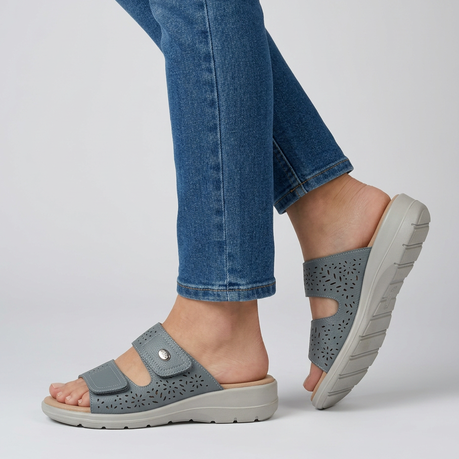 Licia - Ciabatta confortable femme