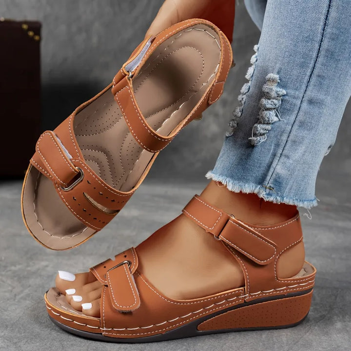 Sandales à talon compensé pour femmes