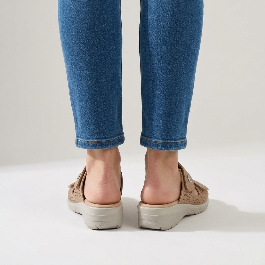 Licia - Ciabatta confortable femme