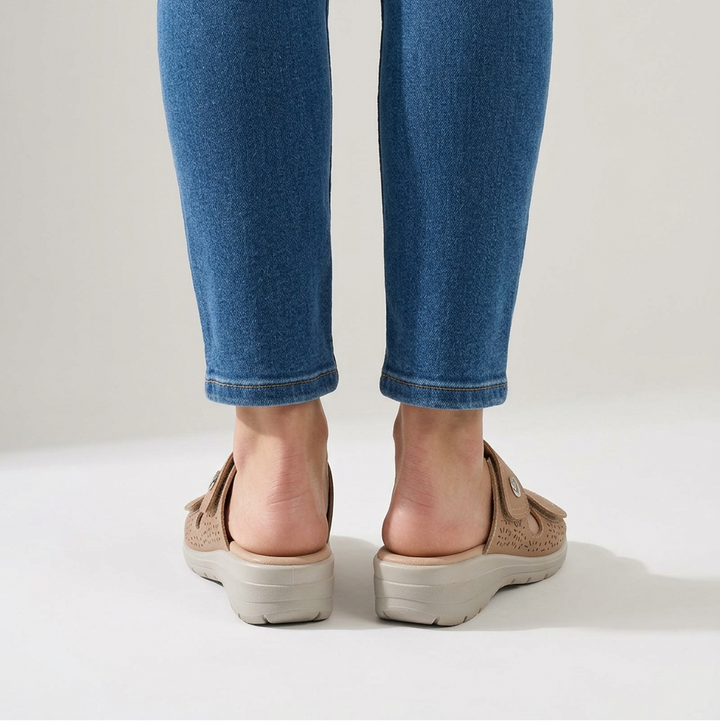 Licia - Ciabatta confortable femme