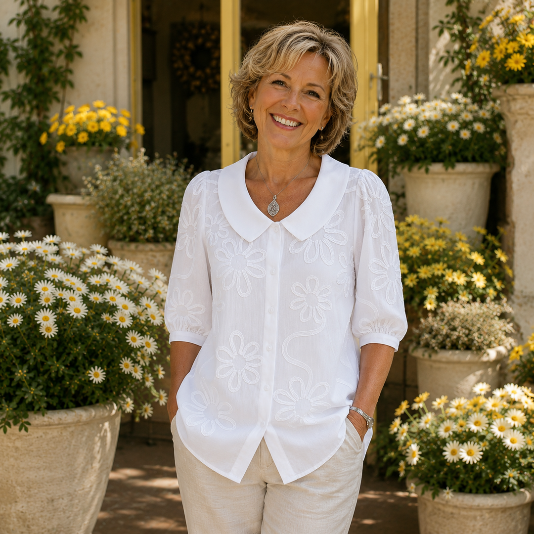 Fiora™ │ Blouse Florale Élégante