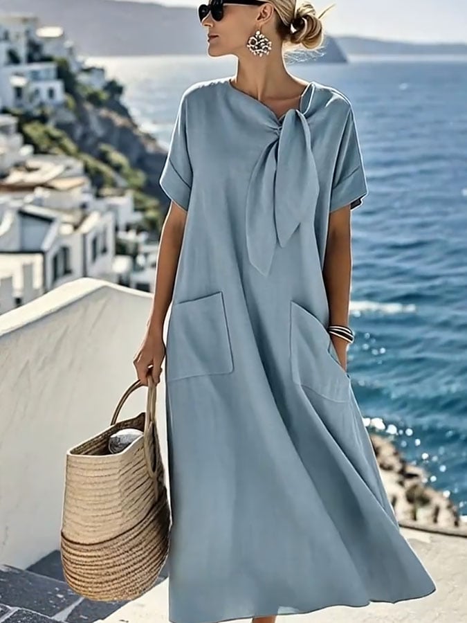 Mireille™ — Robe d'été en coton léger et fluide