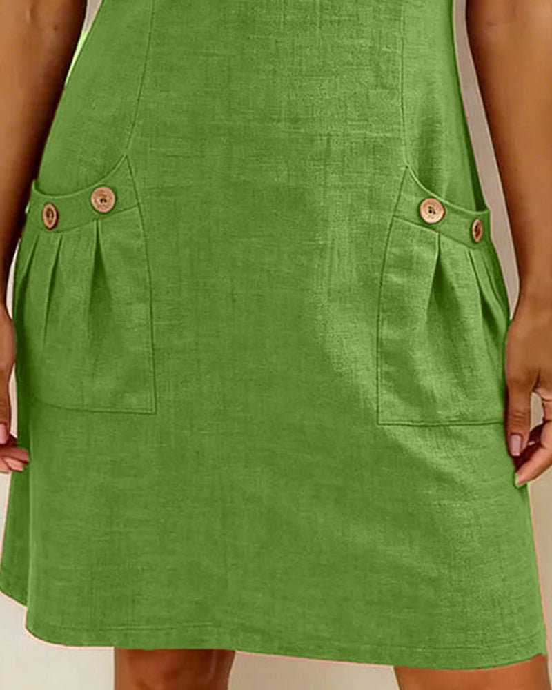 Robe | coton avec fermeture éclair