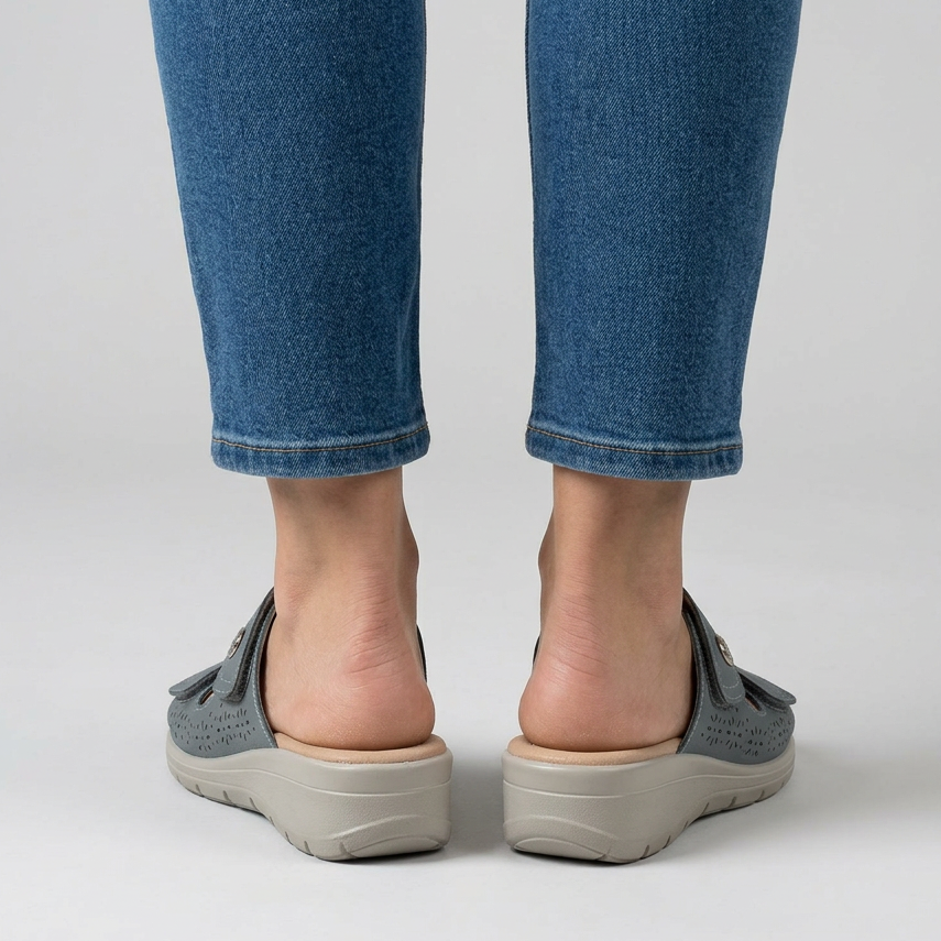 Licia - Ciabatta confortable femme