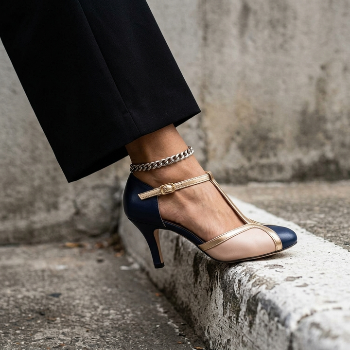 Susan | Talons T-Strap Confort Toute la Journée