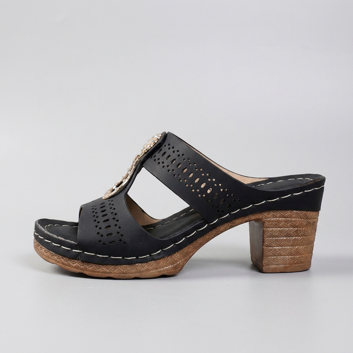 Linda | Sandales Orthopédiques à Talons Hauts Confortables