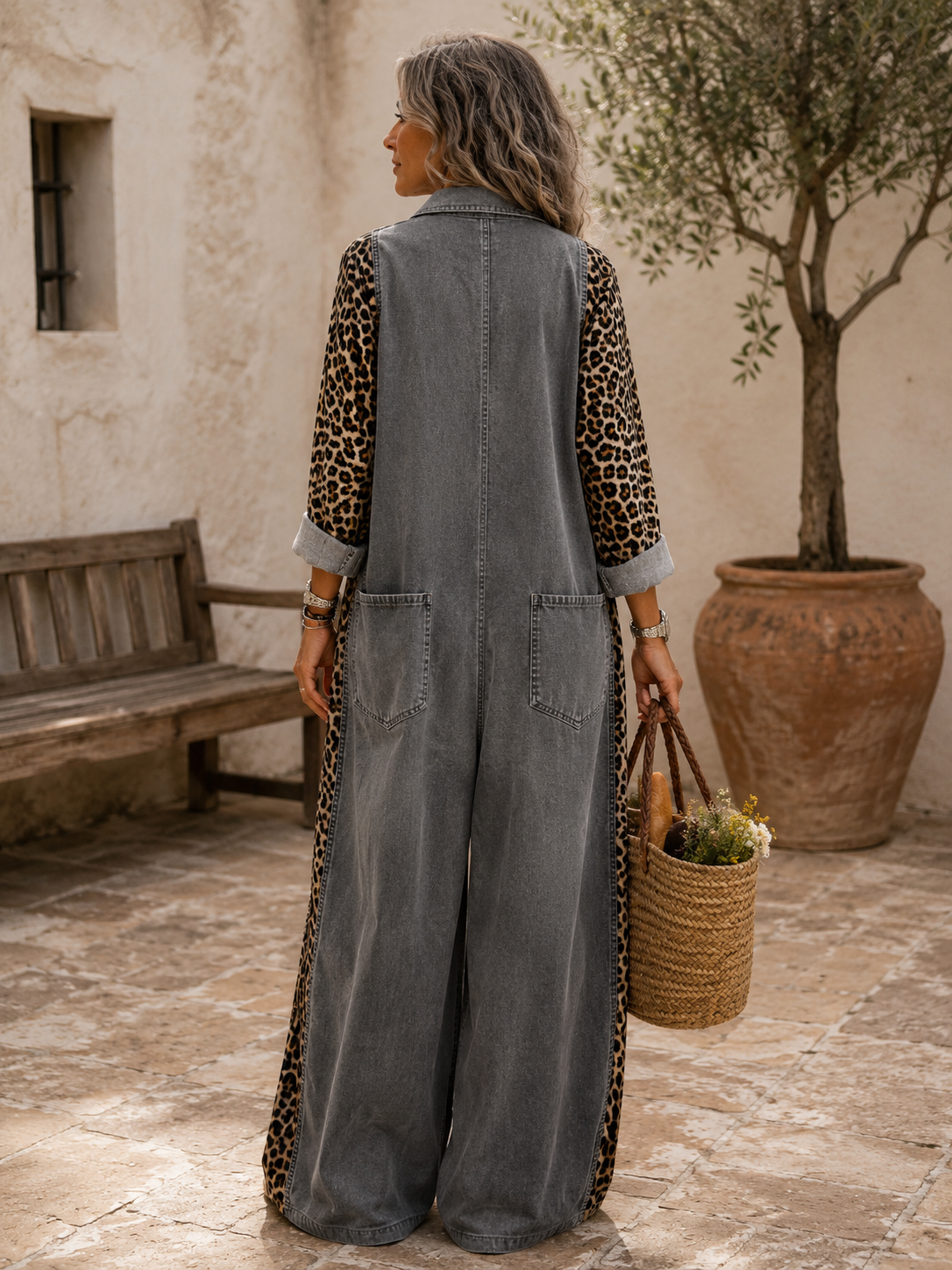 Amanda - Combinaison Effet Denim