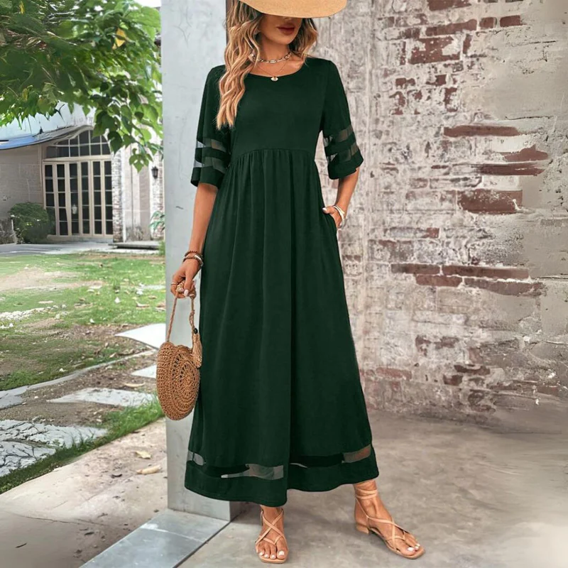 Cerelia | Robe Midi Flatteuse et Améliorant la Silhouette