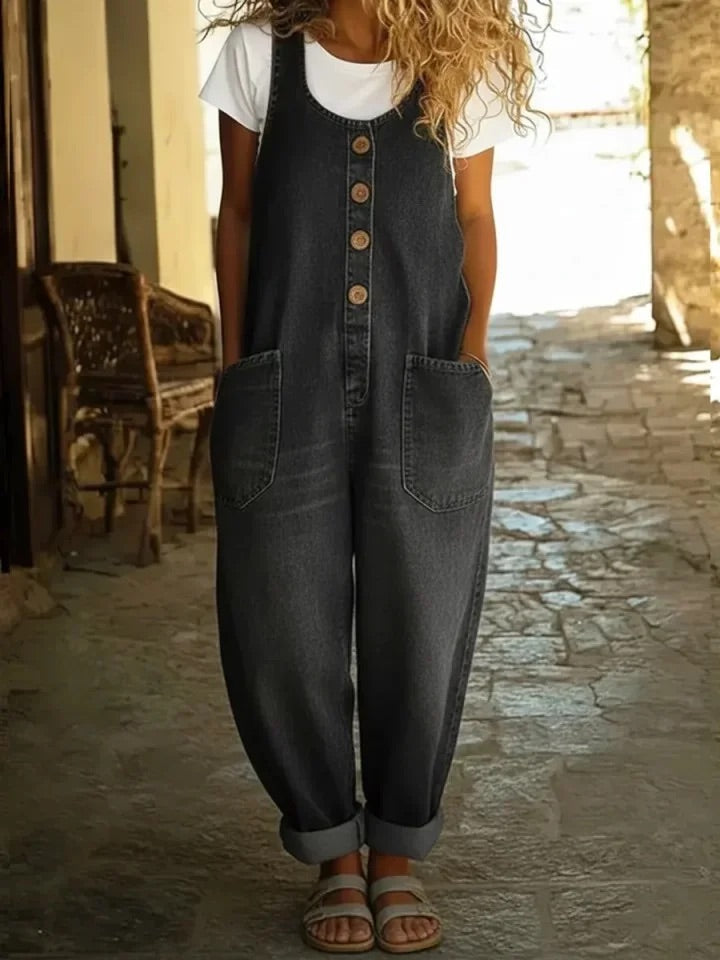 Lora™ | Salopette de Style Vintage