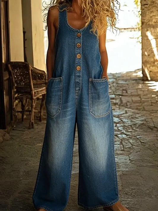 Lora™ | Salopette de Style Vintage