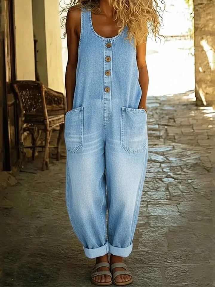 Lora™ | Salopette de Style Vintage
